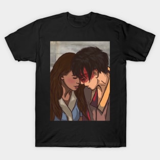 Zuko and Katara Final Agni Kai poster T-Shirt